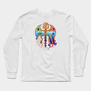 3 Faces Long Sleeve T-Shirt